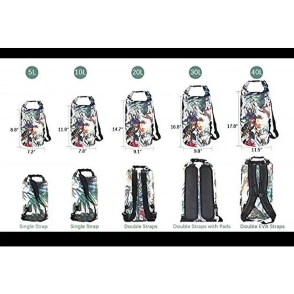 OMGear Waterproof Dry Bag Backpack Waterproof Phone  Assorted Colors 5L New